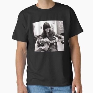 Linda Ronstadt Accoustic Guitar Classic T-Shirt Basic